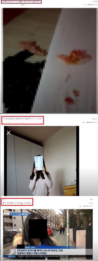 A씨가 그동안 일간베스트에 올린 게시물. (사진=일간베스트)