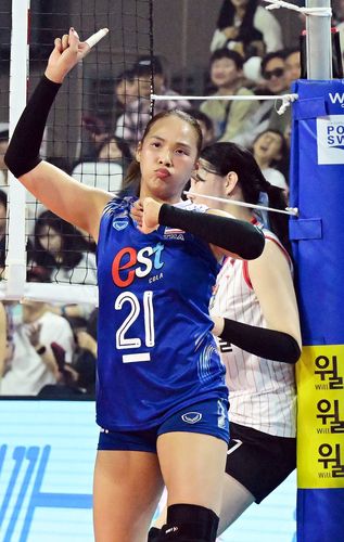 태국 올스타에서 맹활약한 타나차 쑥솟[한국배구연맹 제공. 재판매 및 DB 금지]