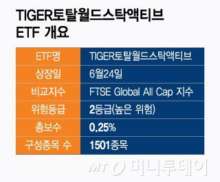 TIGER토탈월드스탁액티브 ETF 개요/그래픽=윤선정