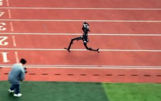 중국 달리기 로봇, 초속 10m 돌파…우사인 볼트 기록 깰까