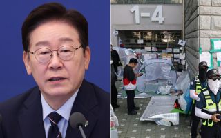 李대통령, 잠실 봉쇄에 "시위대 행패 경찰에 엄중수사 지시"