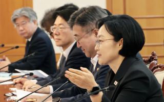대한민국 2045 전략수립위원회 2차회의, 발언하는 한성숙 총리