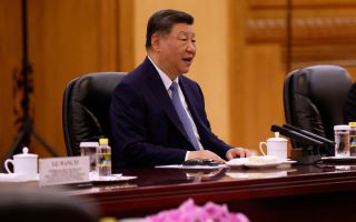 산체스 스페인 총리와 회담하는 시진핑 주석