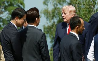 李대통령, 8개월 만에 트럼프 대면 '30초 대화'…마크롱엔 "아임 소 해피"