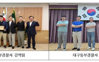 '107명 검거' 대구 동부서 강력·피싱팀, 베스트 형사팀 선정