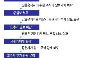 "폭락장 또 오면 어쩌나" 새 빚투 막아도...'강제 청산' 공포 째깍째깍