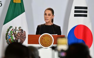 멕시코 셰인바움 대통령 “2027년에도 BTS방문 기대한다”