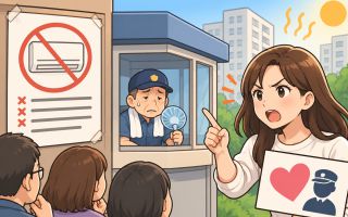 ‘말 같지도 않은 이유로 인간임을 포기하지 마시라’…경비실 에어컨 반대에 주민의 일침