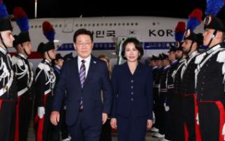 '유럽 순방' 李대통령, 브뤼셀 이어 로마 도착…한·이탈리아 정상회담