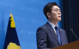 정원오, 서울시장 출정식…"吳 10년 치적 쌓기에 세금 낭비"