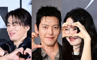 김우빈♥신민아·구교환♥이옥섭, 극장 물들인 핑크빛…공개 응원 후끈