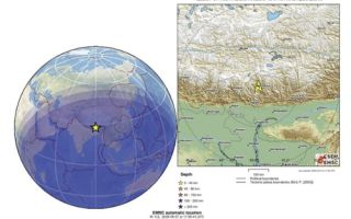 부탄 수도 팀부 인근서 규모 5.6 지진