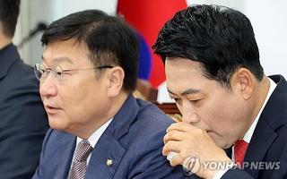 張체제 일단 유지냐 즉각 교체냐…국힘 계파간 엇갈린 '셈법'
