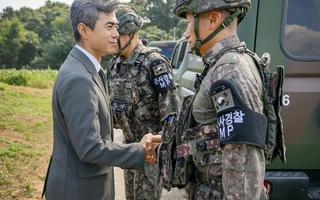강신철, '지뢰폭발' 서부전선서 "적 도발시 단호히 대응하라"