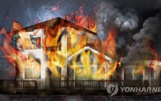 진주 주택 옥상서 불…70대 거주자 화상