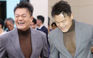 "파격적이다"…박진영, 국감 '시스루' 패션 화제