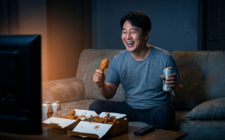 "애들 재우고 삼킨 치맥, 내 식도 태우는 용암이었다"… 4050 아빠들 울린 토요일 밤의 저주