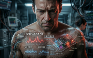 '몸에 붙이면 스트레스 보인다'… 명함 절반 크기 패치가 찾아낸 '마음의 신호'