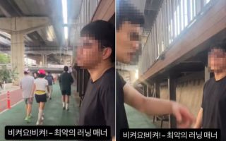 "그쪽 할머니냐" 넘어진 노인 두고 사과 거부한 러닝 크루 리더