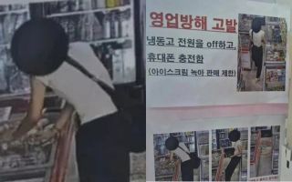 "휴대전화 충전하려고 냉동고 전원 뽑아"…아이스크림 모두 녹았다