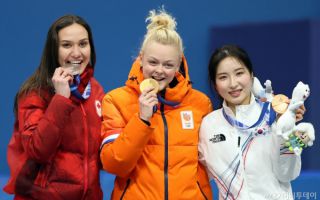 '1000m 동메달' 김길리 "넘어지지 않아 다행…자신감 생겼다"