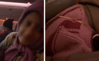 "옆 승객이 내 엉덩이를 베개 삼아 잔다" 기내 황당 영상 화제