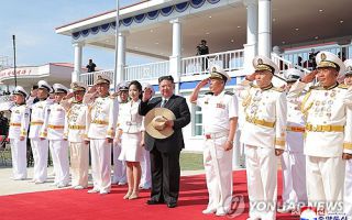 北, 좌초했던 구축함 '강건호' 진수…사고 22일만(종합2보)