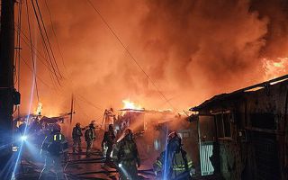 새벽 강남구 구룡마을서 불…양재대로 일부 통제(종합)