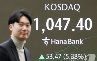 코스닥, '닷컴버블' 이후 사상 최고치 돌파