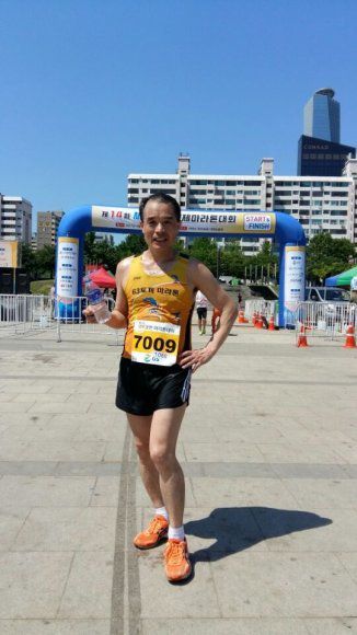 한길용 씨는 1963년 토끼띠로 토끼띠마라톤클럽에서도 활동하고 있다. 한길용 씨 제공.