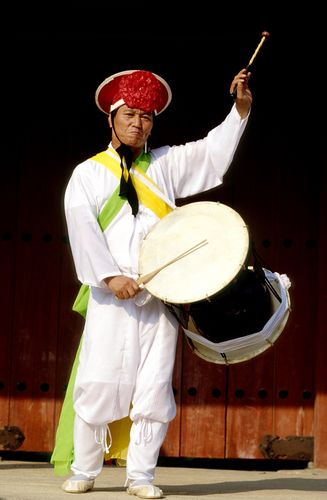 고(故) 박염 진주삼천포농악 보유자[문화재청 제공. 재판매 및 DB 금지]