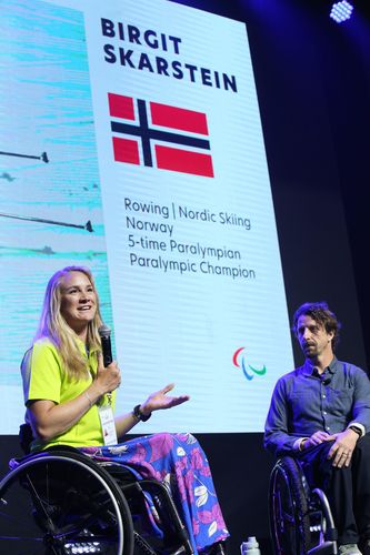 주제 발표 나선 장애인 선수[대한장애인체육회 제공. 재배포 및 DB금지]