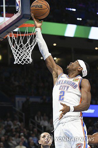 슛하는 길저스알렉산더[AP=연합뉴스]
