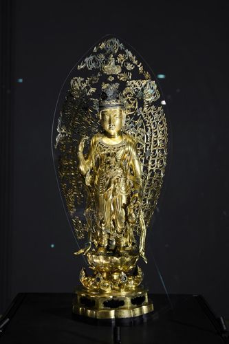 양양 선림원지 출토 금동보살입상[국가유산청 제공. 재판매 및 DB 금지]