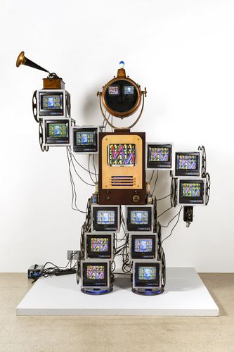 백남준 1995년 작 '에디슨'[서울옥션 제공. 재판매 및 DB 금지]