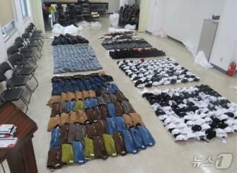 적발된 위조상품들. (서울시 제공)ⓒ 뉴스1