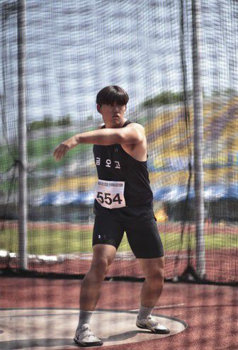 남자 원반던지기 손창현[대한육상연맹 제공. 재판매 및 DB 금지]