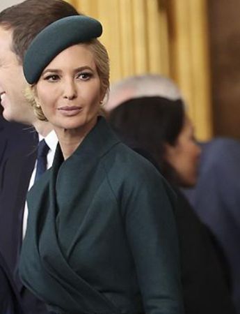 트럼프 대통령 취임식에 참석한 이방카. 연합뉴스