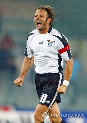 2003년 라치오 시절의 시니사 미하일로비치[AFP=연합뉴스 자료사진. 재판매 및 DB 금지]