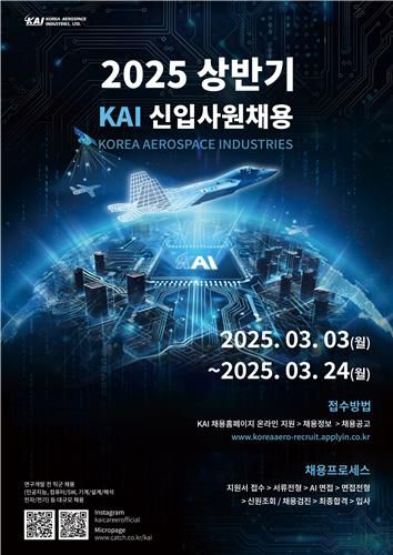 KAI 신입사원 채용 포스터[KAI 제공. 재판매 및 DB 금지]