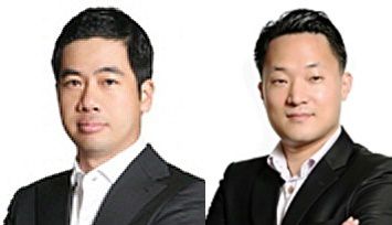 신세계인터내셔날의 만성원 상무(사진 왼쪽), 신상호 상무. [사진=신세계인터내셔날]