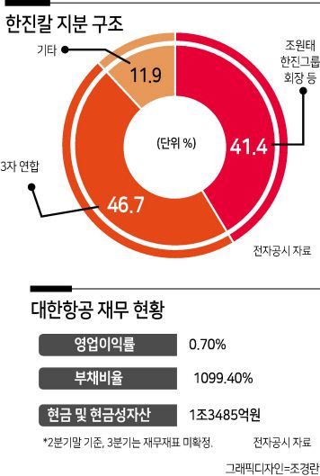 대한항공의 아시아나항공 인수 구조에서 가장 관심을 끄는 건 대한항공과 산업은행의 협력 관계 구축이다. 산업은행은 아시아나항공 회생을, 한진그룹은 경영권 분쟁 구도에서 든든한 우군을 얻게 된다.