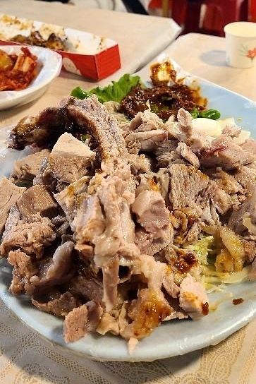 A씨가 두 번째 방문한 식당에서 나온 동일한 가격의 돼지 바베큐.