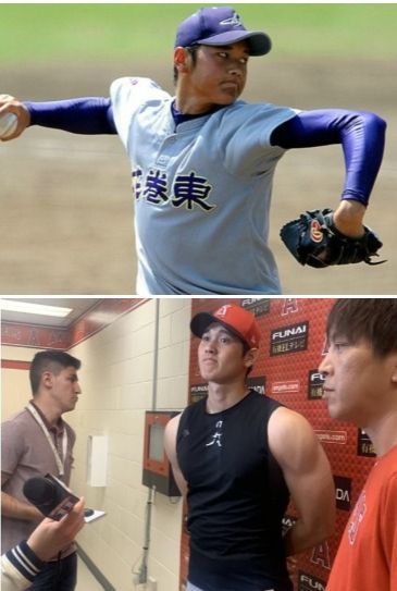 고교 시절 오타니 선수의 몸무게는 70kg대였지만, 현재는 95kg에서 100kg에 육박한다고 한다. 투구에 힘을 싣기 위해 고등학생 때부터 하루 열 그릇 넘게 먹는 등 꾸준히 식단 관리를 해온 데다, 2020년 전후로 근력 강화 훈련을 늘려 지금의 몸이 됐다.