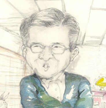 윤수종 전남대 교수 캐리커처.