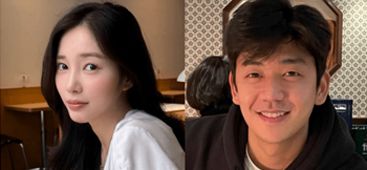 윤채경♥싱글대디 이용대,<br>8살 차 극복… 1년째 열애