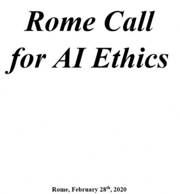 교황청이 발표한 AI 윤리백서 '로마콜'/사진=바티칸 뉴스