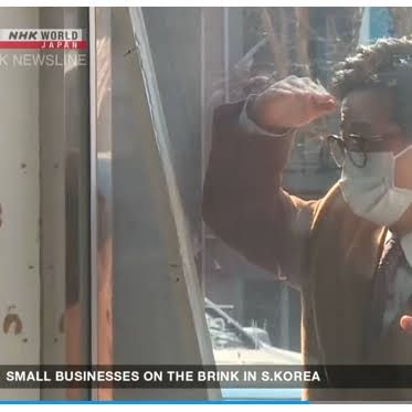 NHK 촬영팀이 광주를 방문해 한국자영업을 주제로 인터뷰와 취재를 진행했다.