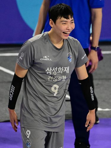 삼성화재 리베로 이상욱[KOVO 제공. 재판매 및 DB 금지]