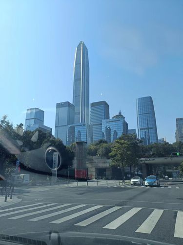 한산한 중국 기술 허브 선전의 도심 번화가 모습[독자 제공]